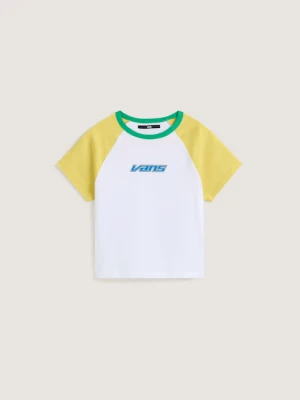 Vans - T-shirt Clare Baby, female, Żółty, Size: