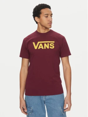 Vans T-Shirt Classic VN000GGG Bordowy Regular Fit