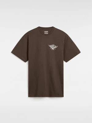 Vans - T-shirt Club House, male, Brązowy, Size: