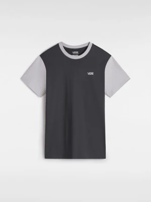 Vans - T-shirt Colorblock, female, Szary, Size: