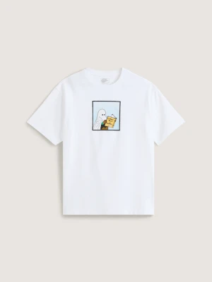 Vans - T-shirt Commitment 4 Dummies Loose, male, Biały, Size: