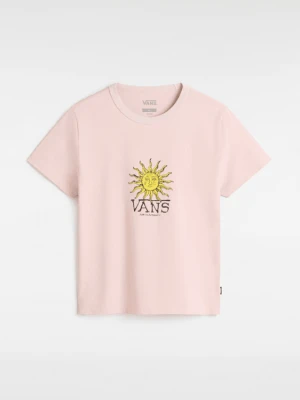 Vans - T-shirt Cosmic Ray, female, Różowy, Size: