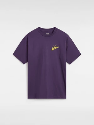 Vans - T-shirt Dettori Loose Fit, male, Fioletowy, Size: