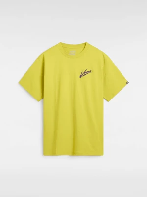 Vans - T-shirt Dettori Loose Fit, male, Żółty, Size: