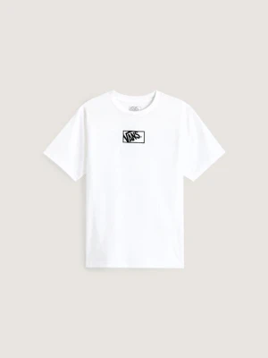 Vans - T-shirt dziecięcy Blocked Box (8-14 lat)unisex, Biały, Size: