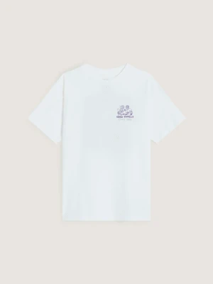 Vans - T-shirt dziecięcy Checker Bros (8-14 lat)unisex, Biały
