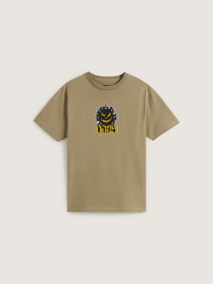 Vans - T-shirt dziecięcy Happy Spike (8-14 lat)unisex, Beżowy