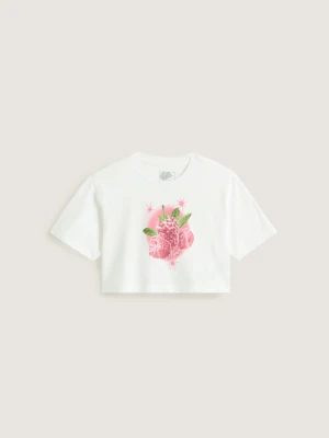 Vans - T-shirt dziecięcy Star Berries (8-14 lat)unisex, Biały, Size: