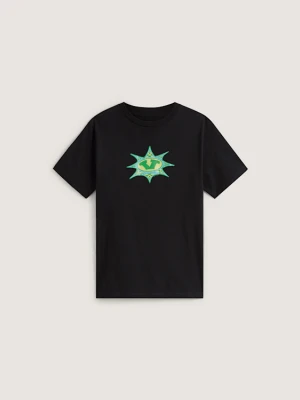Vans - T-shirt dziecięcy Star Checker (8-14 lat)unisex, Czarny, Size: