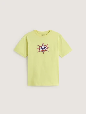 Vans - T-shirt dziecięcy Star Checker (8-14 lat)unisex, Żółty, Size: