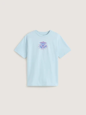 Vans - T-shirt dziecięcy Torched Logo (8-14 lat)unisex, Niebieski, Size: