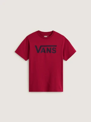 Vans - T-shirt dziecięcy Vans Classic (8-14 lat)unisex, Bordowy, Size:
