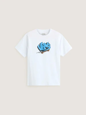 Vans - T-shirt dziecięcy Vans Sk8 (8-14 lat)unisex, Biały
