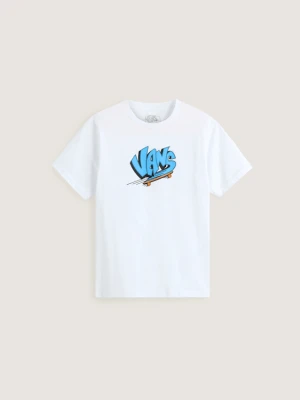 Vans - T-shirt dziecięcy Vans Sk8 (8-14 lat)unisex, Biały, Size: