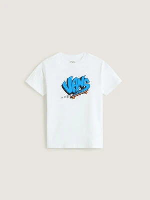 Vans - T-shirt dziecięcy Vans Sk8 (8-14 lat)unisex, Biały, Size: