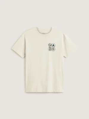 Vans - T-shirt Ellipse, female, Beżowy, Size: