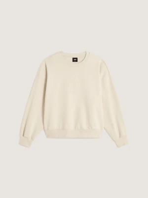 Vans - T-shirt Ellipse Retro Crew, female, Beżowy, Size: