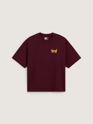 Vans - T-shirt Evolve, male, Bordowy, Size: