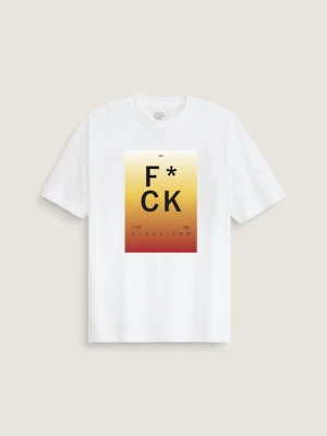 Vans - T-shirt F*ck The Algorithm, male, Biały, Size: