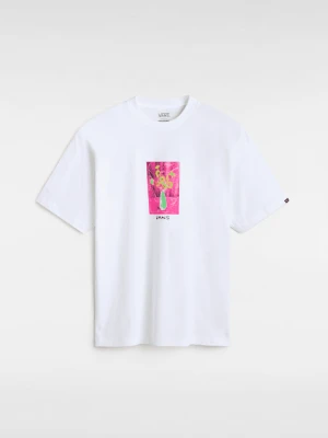 Vans - T-shirt Floral Décor, male, Biały, Size: