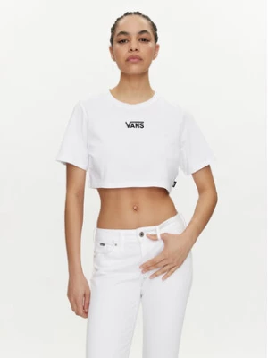 Vans T-Shirt Flying V Crew Crop Ii VN000GFF Biały Regular Fit