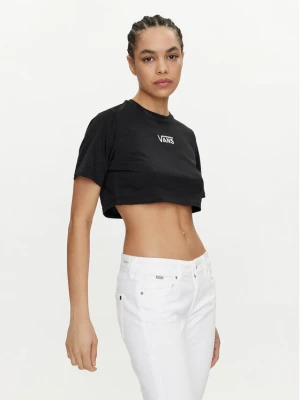 Vans T-Shirt Flying V Crew Crop Ii VN000GFF Czarny Regular Fit