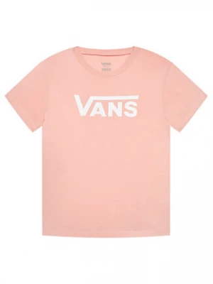 Vans T-Shirt Flying V Crew VN0A53P2 Różowy Regular Fit