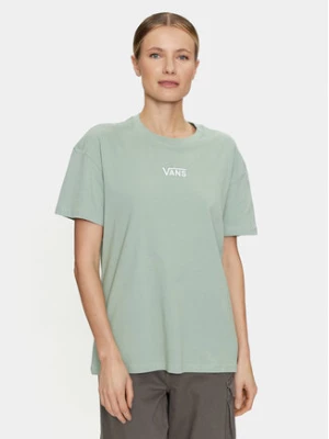 Vans T-Shirt Flying V Oversized VN0A7YUT Zielony Oversize