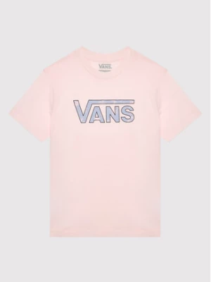 Vans T-Shirt Flying V Wash VN0A5LET Różowy Regular Fit