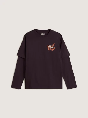 Vans - T-shirt For Nothing Twofer, male, Niebieski, Size:
