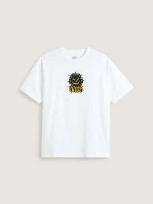 Vans - T-shirt Happy Spike, male, Biały, Size: