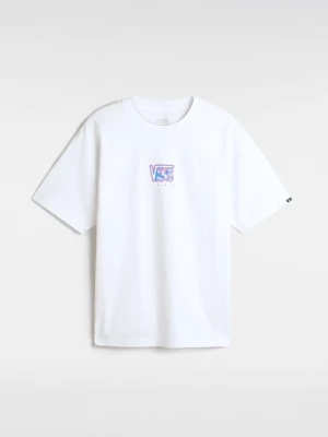 Vans - T-Shirt Heat Map Skull, male, Biały, Size: