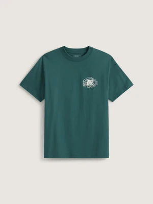 Vans - T-shirt Hot Lines, male, Zielony, Size: