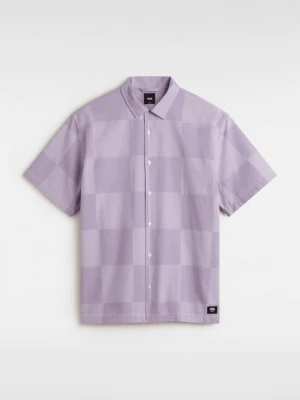 Vans - T-shirt Kessler Checkerboard, male, Fioletowy, Size:
