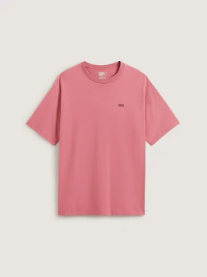 Vans - T-shirt Left Chest II, male, Różowy, Size: