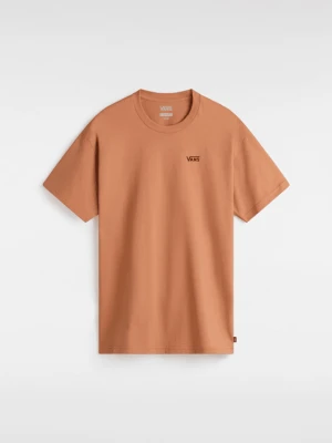 Vans - T-shirt Left Chest Logo, female, Pomarańczowy, Size: