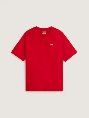 Vans - T-shirt Left Chest Logo II, male, Czerwony, Size: