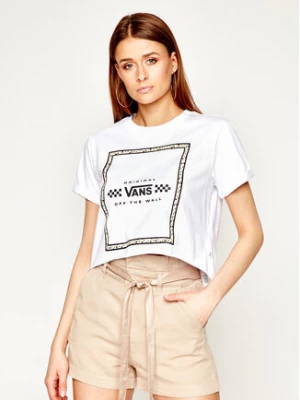 Vans T-Shirt Leila Tee VN0A4CWXWHT Biały Oversize