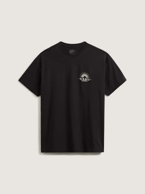 Vans - T-shirt Leopard Palm, female, Czarny, Size: