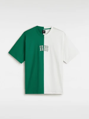 Vans - T-shirt Logo Vintage Colorblock, male, Biały, Size: