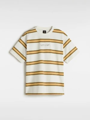 Vans - T-shirt Mesa Stripe, male, Biały, Size: