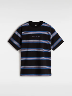 Vans - T-shirt Mesa Stripe, male, Czarny, Size: