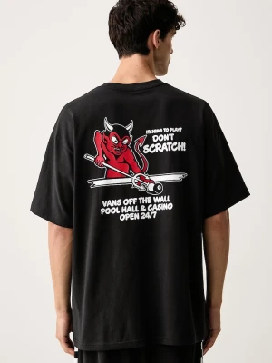 Vans T-shirt męski bawełniany czarny