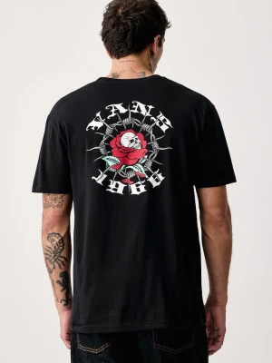 Vans T-shirt męski bawełniany Watch Your Steps czarny