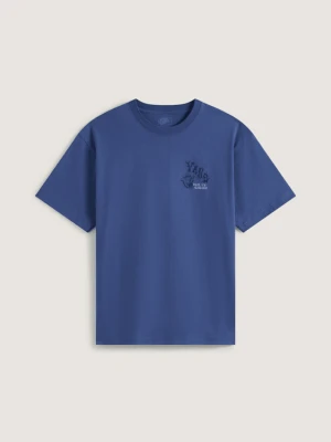 Vans - T-shirt Paul V'S Garage, male, Niebieski
