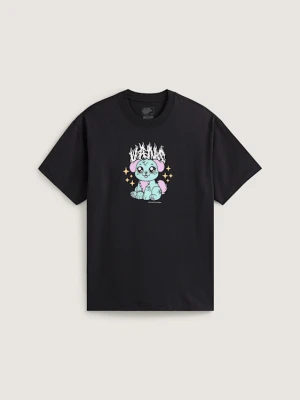 Vans - T-shirt Puppy Loose, male, Czarny, Size: