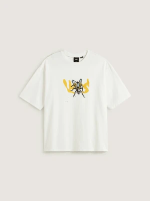 Vans - T-shirt Raw Instinct, male, Biały, Size: