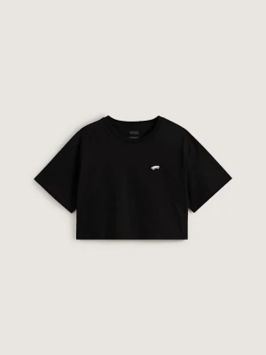 Vans - T-shirt Salton Crop, female, Czarny, Size: