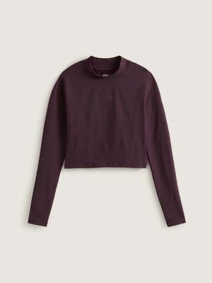 Vans - T-shirt Script Mini Mock, female, Niebieski, Size: