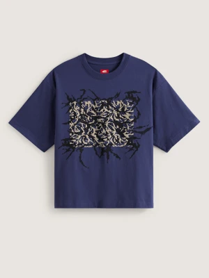 Vans - T-shirt Skate Blurred, male, Navy, Size: